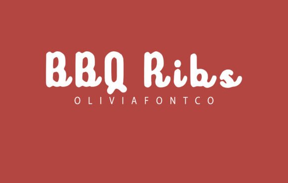 Bbq Ribs: A Romantic Handwritten Font for Digital Creatives
