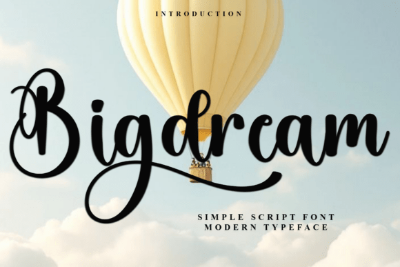 Bigdream: The Festive Script Font for Holiday Campaigns