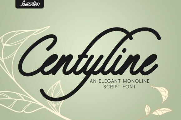 Centyline: The Script Font That Makes Small Brands Look Big