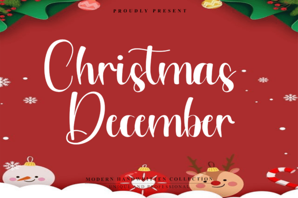 Chirstmas December: A Warm Handwritten Font for Your Brand