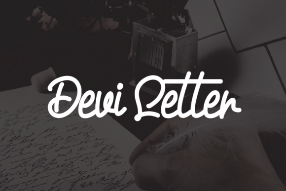 Devi Letter: A Modern Script Typeface for Branding