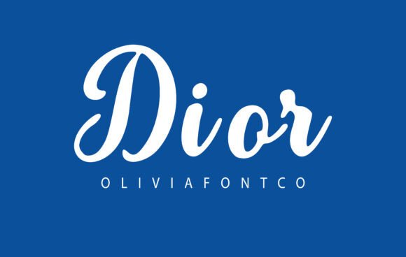 Dior Font: A Refined Handwritten Typeface for Web Designers