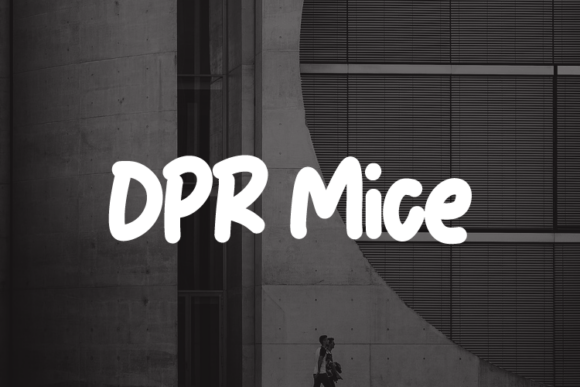Dpr Mice: A Playful Bold Font for Modern Web Design