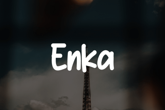 Enka Typeface: A Modern Script Font for Digital Designers