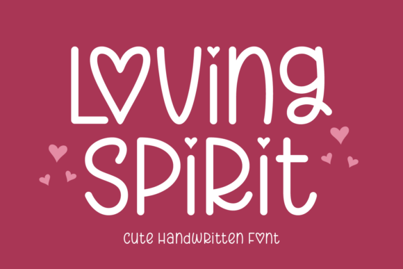 Loving Spirit: A Handwritten Font for Makers