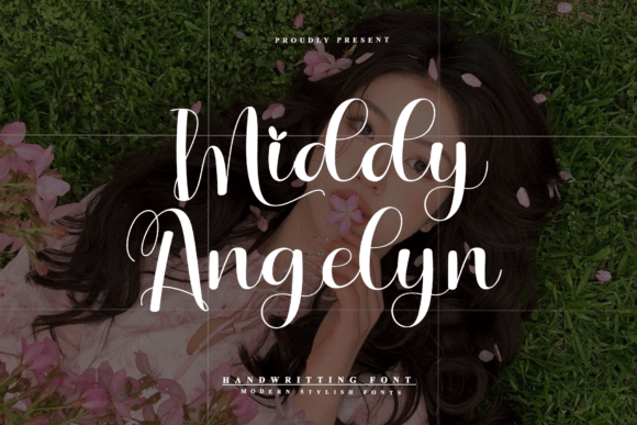 Middy Angelyn: A Handwritten Font for Editorial Design