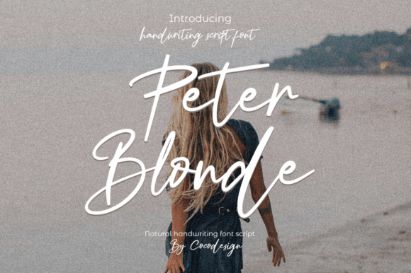 Peter Blonde: A Fluid Handwritten Font for Web Design