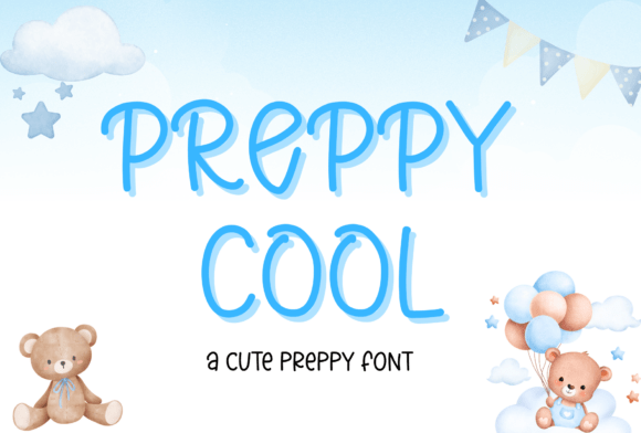 Preppy Cool: A Playful Handwritten Font for Cheerful Branding