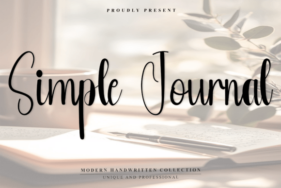 Simple Journal: A Handwritten Font That Feels Like Home