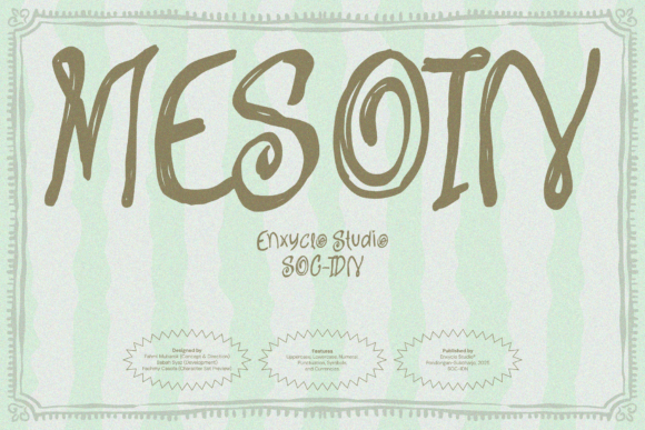 The Mesoin Handwritten Font Adds Playful Warmth to Editorial Layouts