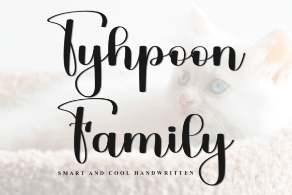Tyhpoon Family: A Soft Script Font for Thoughtful Editorial Design