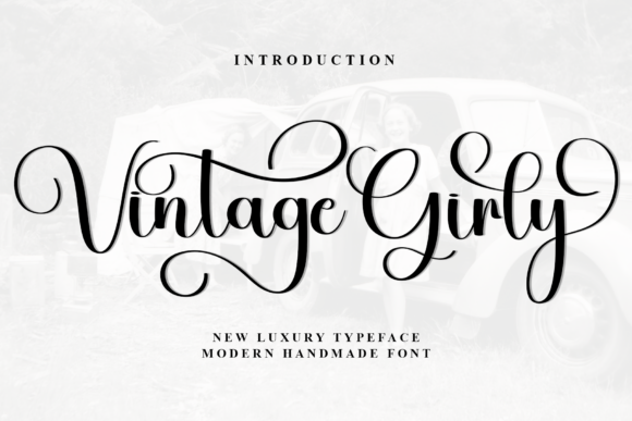 Vintage Girly: A Handwritten Font for Modern Web Design