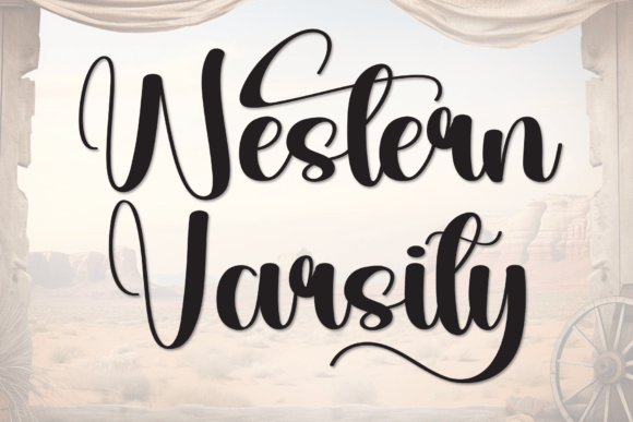 Western Varsity Font: When Campaigns Need Elegance and Clarity