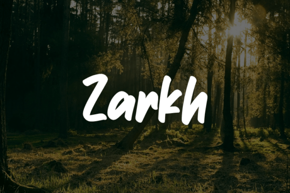 Zarkh: A Flexible Script Font for Modern Campaigns